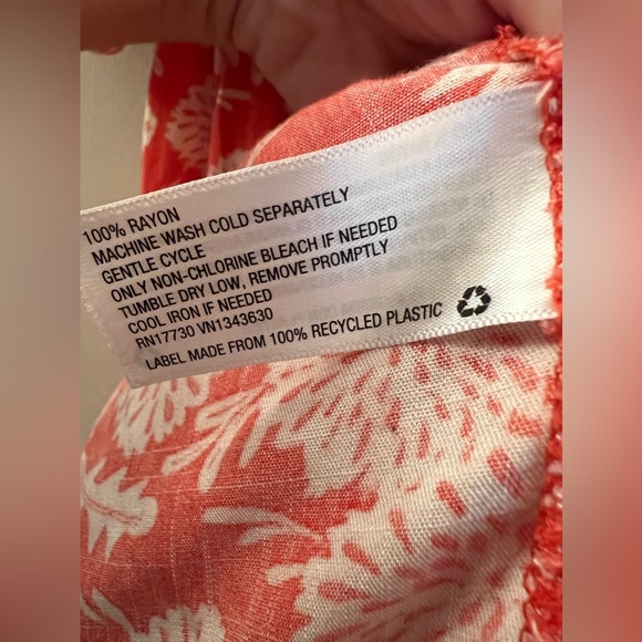 Universal Thread Orange Boho Ruffle Maxi Dress - M - Picture 4 of 6